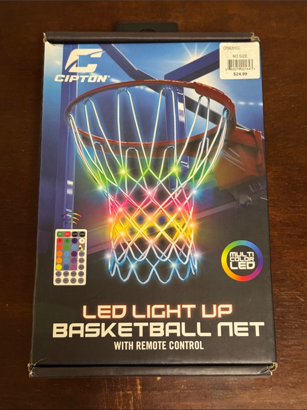 LED Light Up Basketball Net - Multicolor